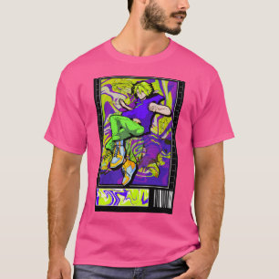 T-shirt Cheveux verts Anime Boy Dancing Anime Boy