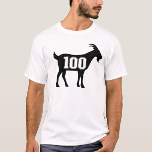 T-shirt Chèvre 100 G.O.A.T. Numéro Un Cent Chèvre