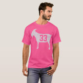 T-shirt Chèvre 33 Oiseau (Devant entier)