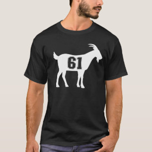 T-shirt Chèvre 61 G.O.A.T. Numéro Soixante et un chèvre
