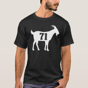 T-shirt Chèvre 71 G.O.A.T. Numéro Soixante-dix et un chèvr