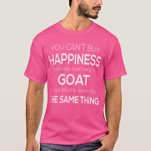 T-shirt Chèvre amusante (Devant)