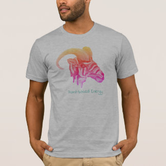 T-shirt chèvre basée sur Plante d'énergie (Etats-Unis