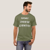 T-shirt Chèvre Cheese Scientifique Funny Gag Cadeau Gâteau (Devant entier)