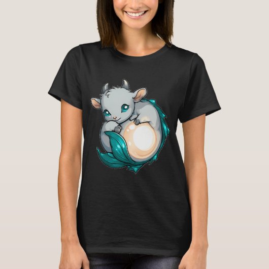 T-shirt Chèvre de mer Capricorne (Devant)