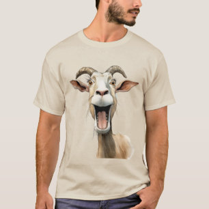 T-shirt Chèvre drôle