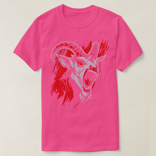 T-shirt Chèvre effrayante (Design devant)