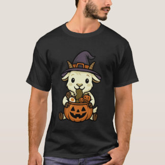 T-shirt Chèvre effrayante nouilles japonaises Ramen de cit