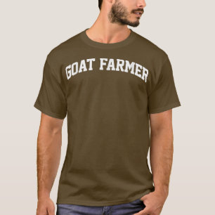 T-shirt Chèvre Fermier Costume d'habit Retro College Arch