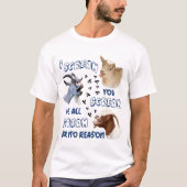 T-shirt Chèvre Je Crie Vous Criez Nous Crions Tous Sans Re (Devant)