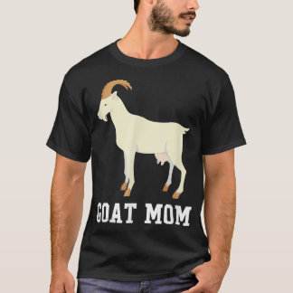 T-shirt Chèvre Maman Animat Chèvre Fête des mères