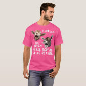 T-shirt Chèvre mignonne Pygmée Chèvre d'élevage (Devant entier)