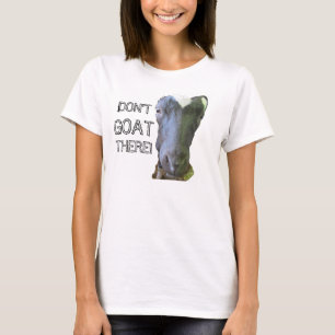 T-shirt Chèvre "N'Y ALLEZ PAS" Femen Spaghetti Tank