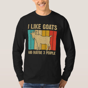 T-shirt Chèvre Pour Hommes Femmes Enfants Agricole Chèvre