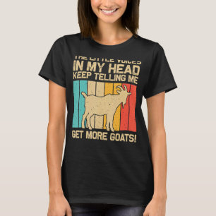 T-shirt Chèvre pour hommes femmes ferme animal chèvre Whis