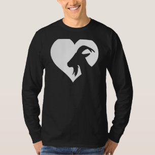 T-shirt Chèvre Pour Les Filles Et Les Femmes Qui Aiment La