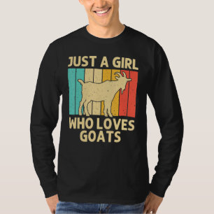 T-shirt Chèvre pour les filles ferme animal chèvre Whisper