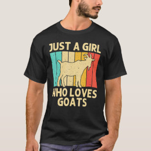 T-shirt Chèvre pour les filles ferme animal chèvre Whisper
