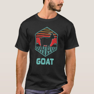 T-shirt Chèvre Retro Vintage 80s Retrowave