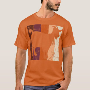 T-shirt Chèvre rétro Vintage Chèvres éleveur de troupeau f