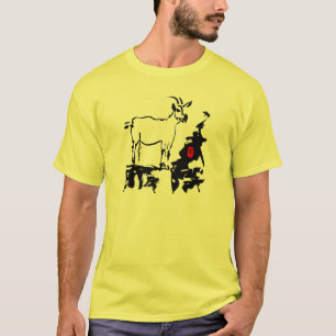 T-shirt Chèvre roches chinois vietnamien Année Zodiac Homm