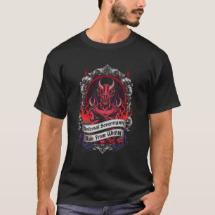 T-shirt Chèvre satanique sorcière Baphomet Occultisme Art 