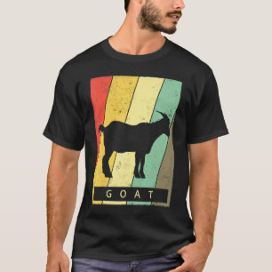 T-shirt Chèvre Vintage Rétro Animal