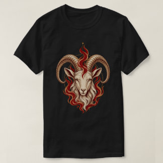T-shirt Chèvre Yin Fire raffinée de Bourgogne