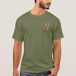 T-shirt Chevreuil joueur avec du vert