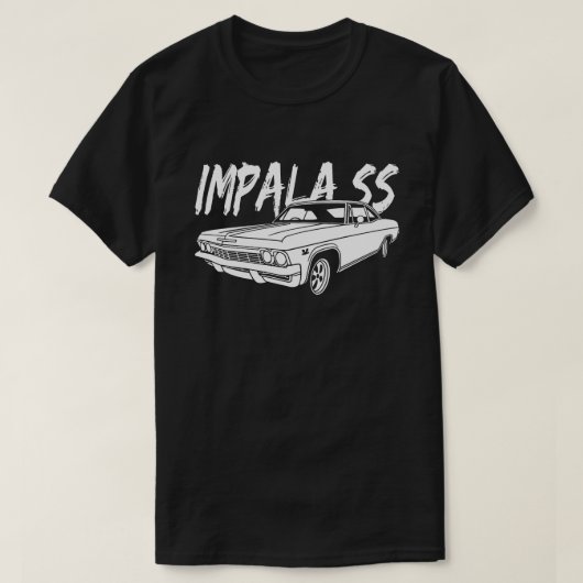 T-shirt Chevrolet 1965 Impala ss 1 (Design devant)