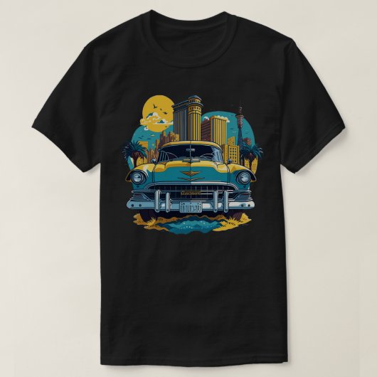T-shirt Chevrolet Bel Air 1955 (Design devant)