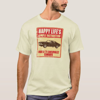T-shirt Chevrolet Camaro 1971