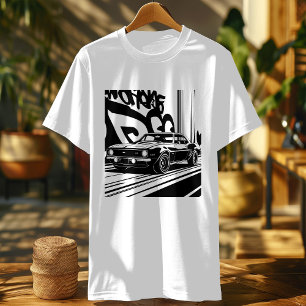 T-shirt chevrolet camaro ss 396, 1967 rétro vintage