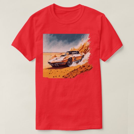 T-shirt Chevrolet Corvette 1967 (Design devant)