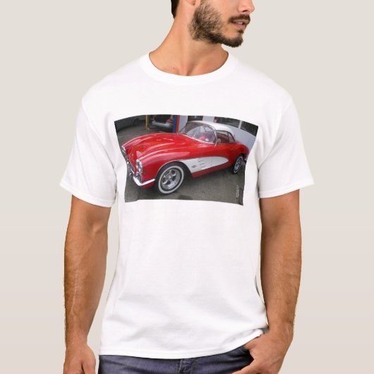 T-shirt Chevrolet Corvette classique (Devant)