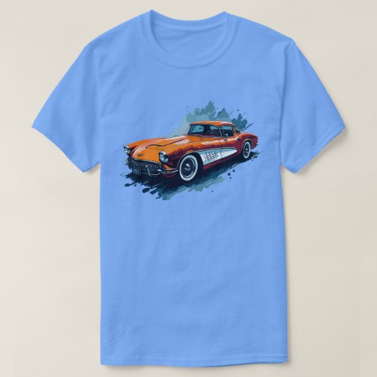 T-shirt Chevrolet Corvette classique 1953 (Design devant)