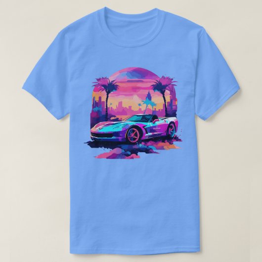 T-shirt Chevrolet Corvette Lover (Design devant)