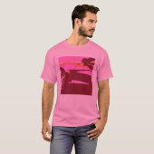 T-shirt Chevrolet Corvette Pop Art (Devant entier)