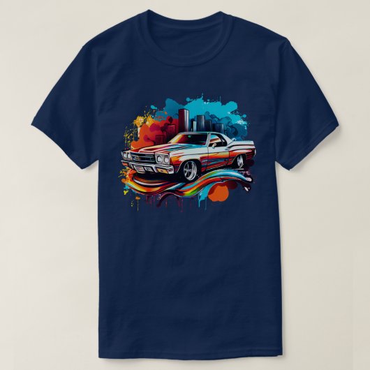 T-shirt Chevrolet El Camino 1973 1 (Design devant)