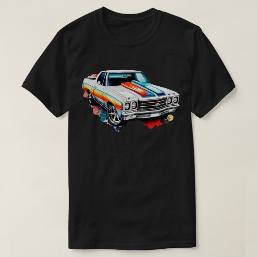 T-shirt Chevrolet El Camino 1973 2 (Design devant)