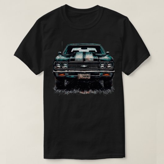 T-shirt Chevrolet El Camino 7 (Design devant)