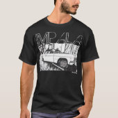 T-shirt Chevrolet Impala Chevy Low Rider Car 1966 (Devant)