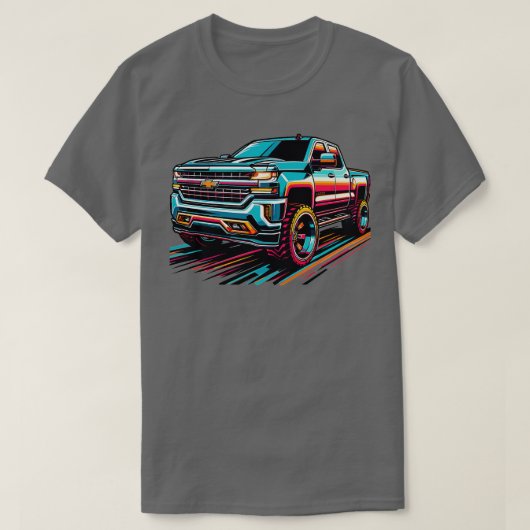 T-shirt Chevrolet Silverado 13 (Design devant)