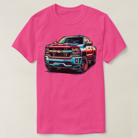 T-shirt Chevrolet Silverado 6 (Design devant)