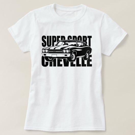 T-shirt Chevrolet Super Sport Chevelle 1970 (Design devant)