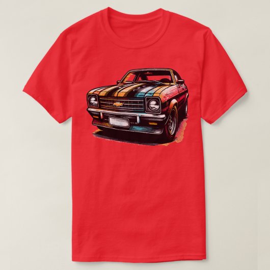 T-shirt Chevrolet Vega 10 (Design devant)