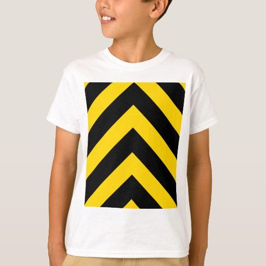 T-shirt Chevrons audacieux de la route (Devant)