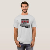 T-shirt Chevy C10 flammé 1966 (Devant entier)