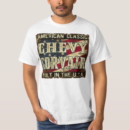 T-shirt Chevy Corvair - voiture classique construite aux (Devant)