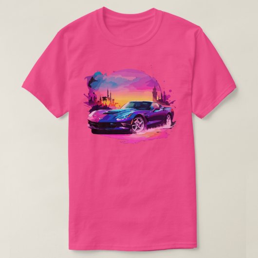 T-shirt Chevy Corvette (Design devant)